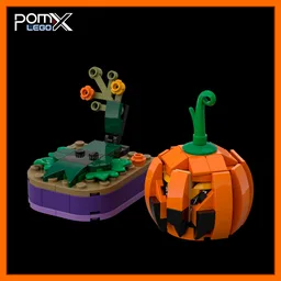 Lighted Halloween Pumpkin Type A (2022)