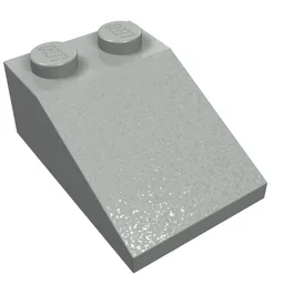 Brick Sloped 33° 3 x 2 / Light Gray