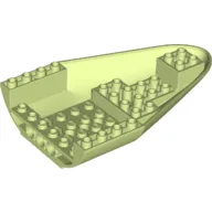 Aircraft Fuselage Curved Forward 8 x 12 x 2 Bottom / Yellowish Green