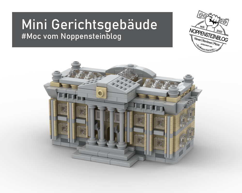 Lego Mini Gerichtsgebäude | Mini Courthouse