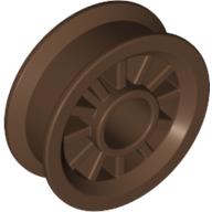 Lego Wheel Spoked 2 x 2 with Pin Hole / Brown
