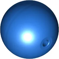 Projectile, Large Figure Weapon, Zamor Sphere / Ball / Trans-Dark Blue