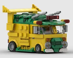 TMNT THE TURTLE VAN Party wagon