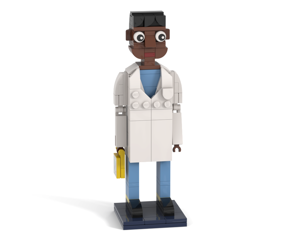 Lego Doctor with medical folder