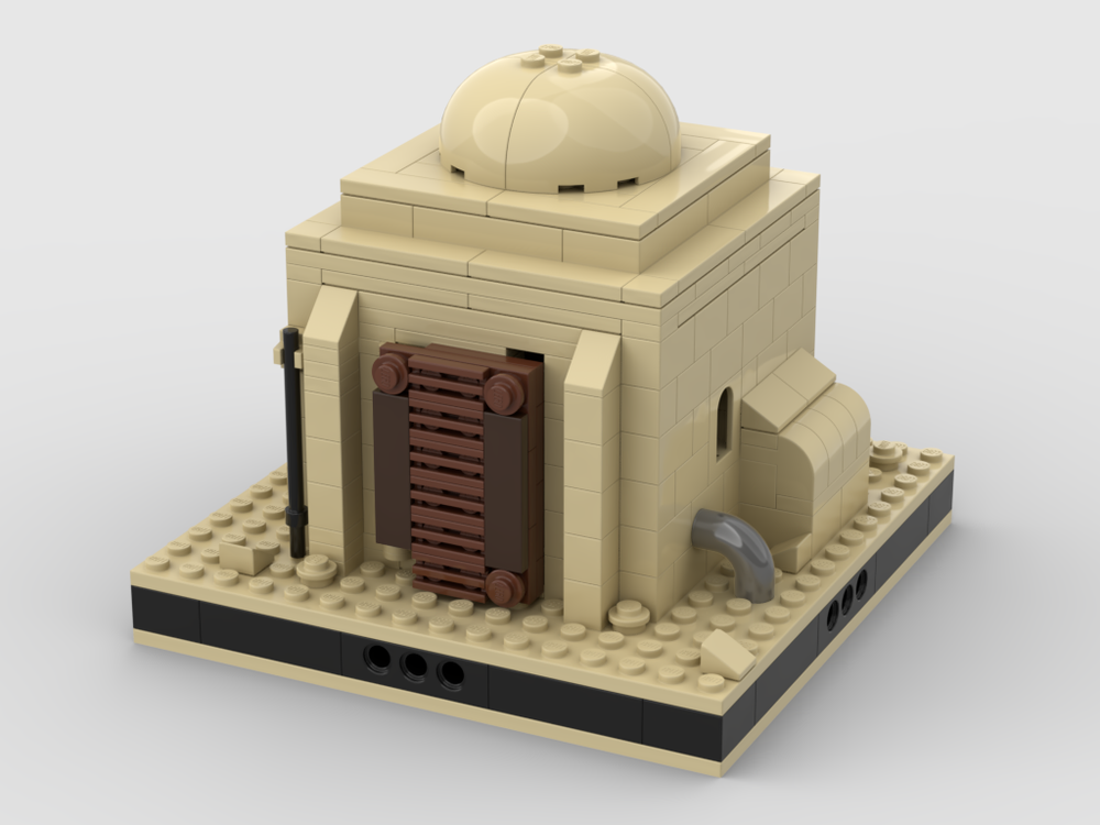 Lego Desert House #1 for a Modular Space desert village