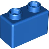 Quatro Brick 1 x 2 / Blue