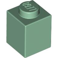 Lego Brick 1 x 1 / Sand Green
