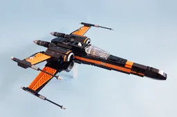 How to hide rubber bands in Lego X-Wing 75102 and 75149 - tutorial
