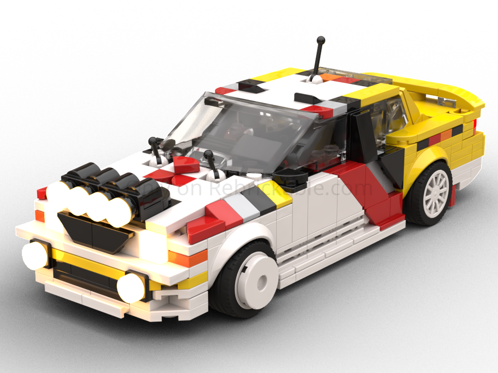 Lego Mitsubishi Galant'92-GERMANY Rally / Weber's Galant VR-4 / 'MACCHIATO' (LiTE series, class Galant)