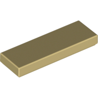 Lego Tile 1 x 3 / Tan