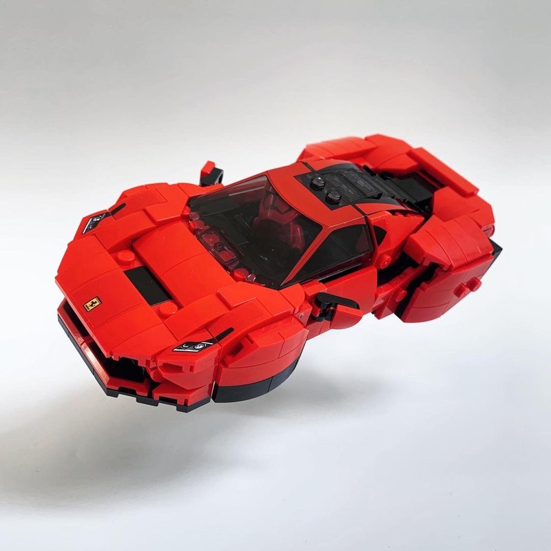Lego Ferrari F8 Landspeeder Modification