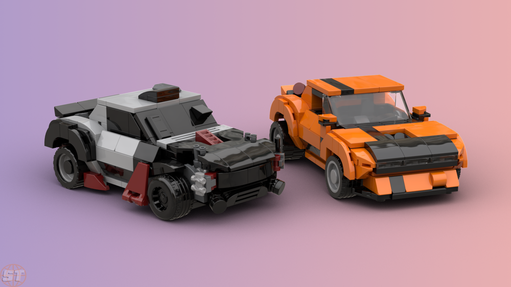 Lego Cyberpunk 2077 - Archer Quartz Bandit & Specter