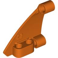 Lego Technic Panel Triangle 5 x 4 Left / Reddish Orange