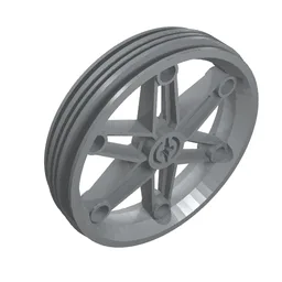 Wheel 61.6 x 13.6 Motorcycle / Light Bluish Gray