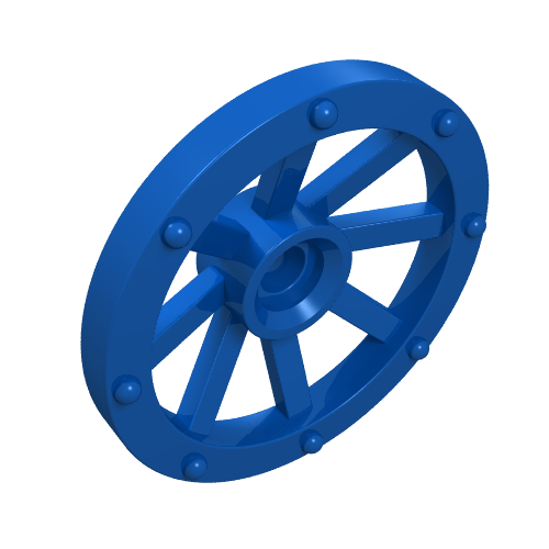 Lego Wheel Wagon Small (27mm D.) / Blue