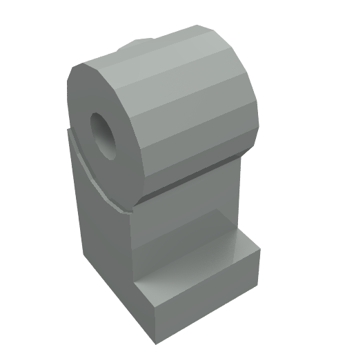 Lego Leg, Left / Light Gray