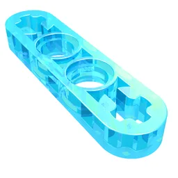 Technic Beam 1 x 4 Thin / Trans-Light Blue