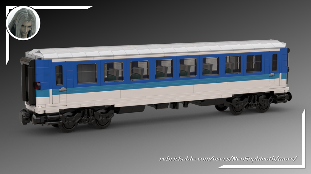 Lego DB Interregio passenger wagon