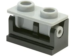 Hinge Brick 1 x 2 with Light Bluish Gray Top Plate (3937 / 3938)