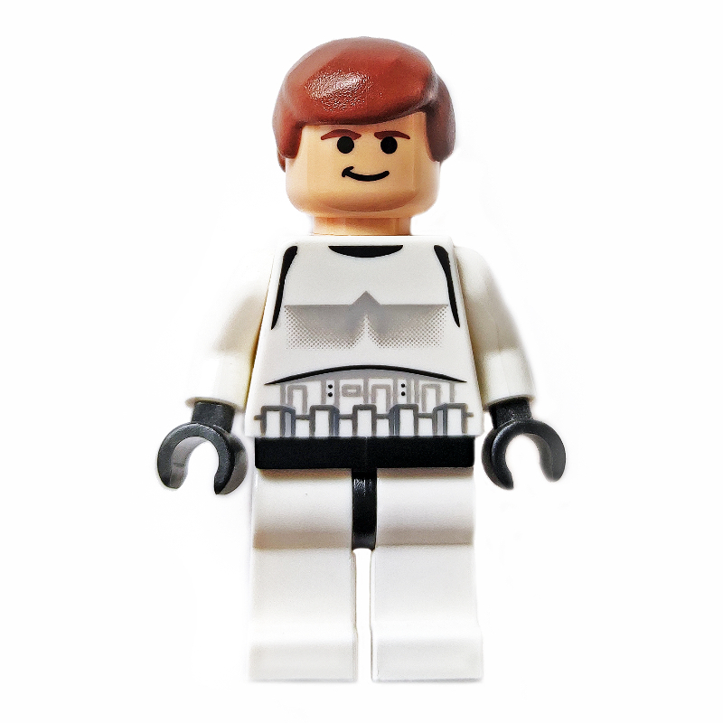 Lego Han Solo, Stormtrooper Disguise, Black Eyes
