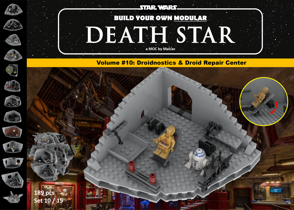 Lego Modular Death Star Volume #10: Droidnostics