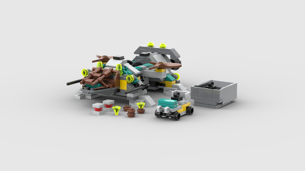 Lego Mini Rock Raiders - Tunnel Transport