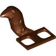 Lego Minifig Hipwear Tail Raccoon / Cat / Fox Costume [Plain] / Reddish Brown