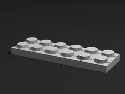 2x6 Plate 1:6 Scale
