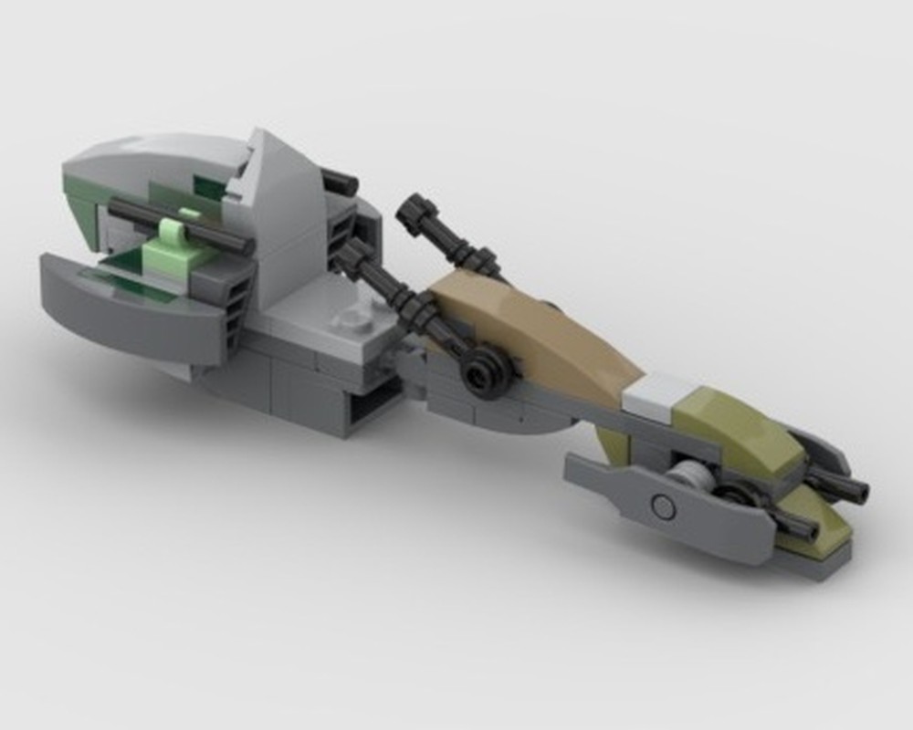 Lego Minifigure scale 41st Kashyyk barc speeder
