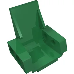 Technic Seat / Chair [3 x 2 Base] / Green