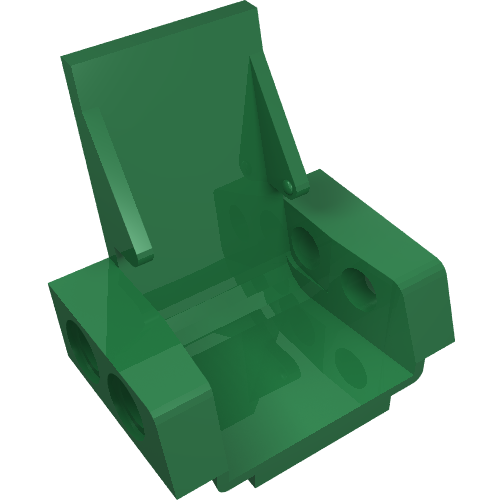 Lego Technic Seat / Chair [3 x 2 Base] / Green