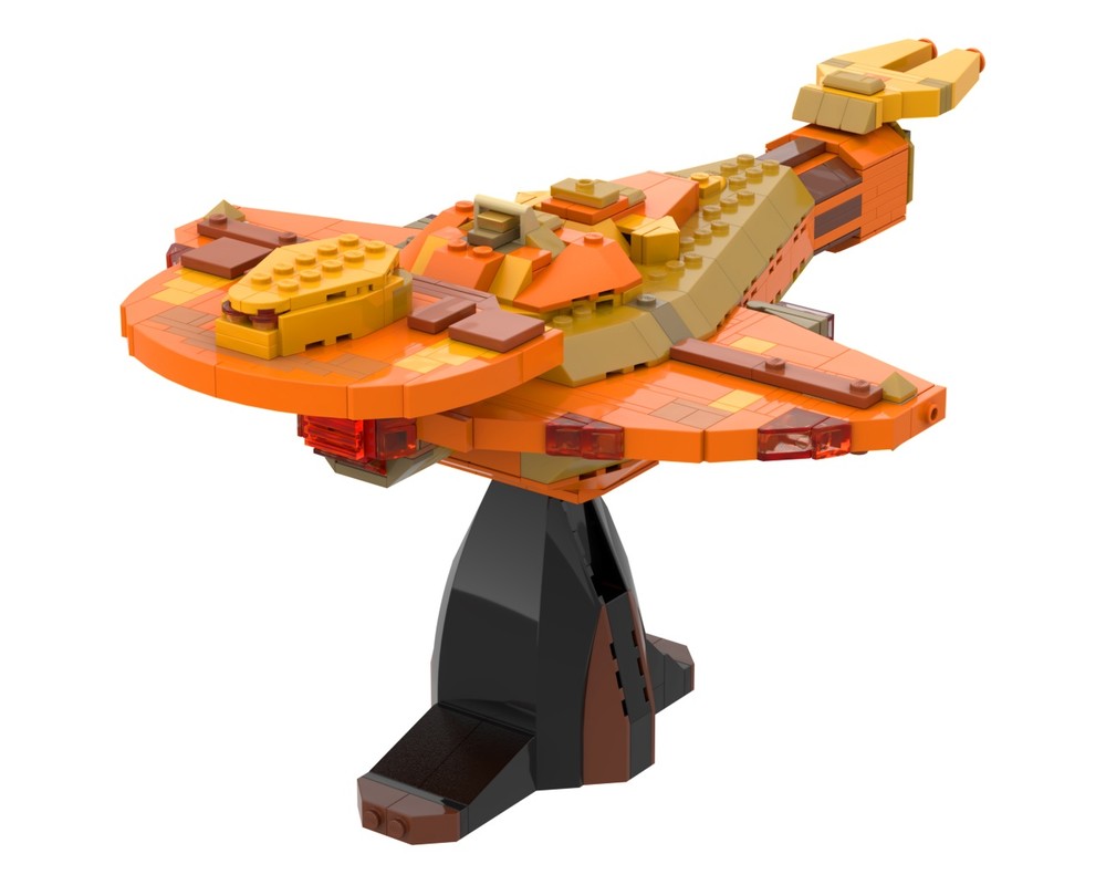 Lego Star Trek Cardassian Warship (with stand)