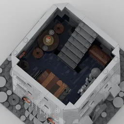 Medieval Castle: Tower - Modular with Full interior
