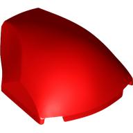 Lego Large Figure Face 4 x 5 x 1 2/3 [PLAIN] / Red