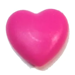 Clikits Icon, Heart 2 x 2 Small with Pin [Frosted] / Dark Pink
