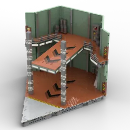 Stargate Atlantis Puddle Jumper Bay (type B)