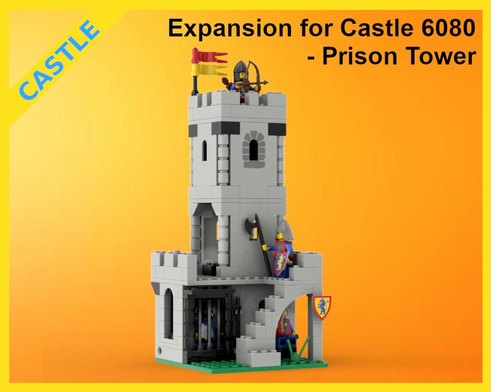 Lego Classic Castle Expansion - 6080 - Prison Tower