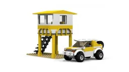 Baywatch Tower & Rescue Car