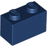 Brick 1 x 2 / Dark Blue