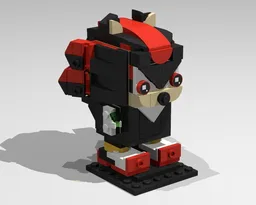 40672 Enhanced Shadow the Hedgehog Brickheadz