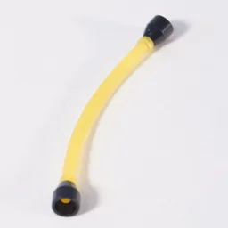Flexible Hose 8.5L with Tabless Ends Black (Ends different color than Tube) / Trans-Yellow