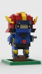 MOC "ALCOR" Personnage Grendizer Mini Brickheadz.