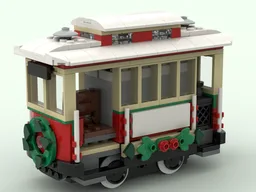 Mini Holiday Main Street Tram (motorized and illuminated)