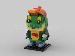 Dig 'Em Frog Brickheadz (Sugar/Honey Smacks)