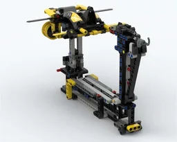 Flight Simulator with Joystick Control (Yellow)