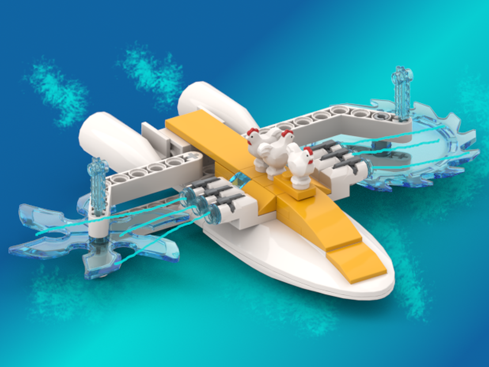 Lego The C.H.C.N Take Down Ship