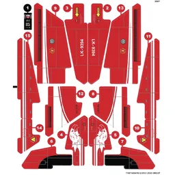 Sticker Sheet for Set 9394-1 / [No Color/Any Color]