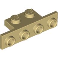 Lego Bracket 1 x 2 - 1 x 4 [Square Corners] / Tan