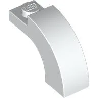 Brick Arch 1 x 3 x 1 2/3 Curved Top / White