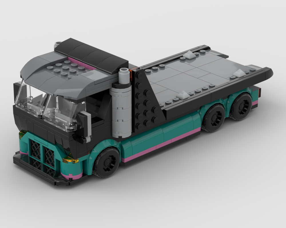 Lego MOD of 60406 Car Carrier Truck for Speed Champions